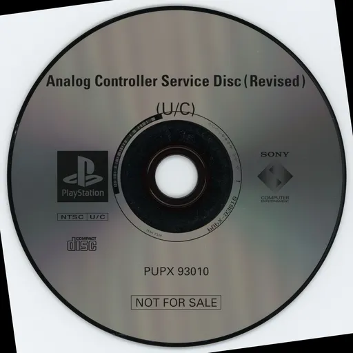 Analog Controller Service Disc (Revised) (USA)